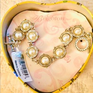 BRIGHTON Twist Pearl bracelet-NWT